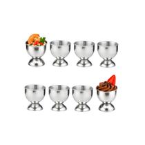 Taça Mini Inox Finger Food Aperitivos Entradas Suporte 8un Taça Mini Inox Finger Food Aperitivos Entradas Suporte 8un