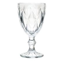 Taça Modelo Diamante Transparente Em Vidro - 240ml Taça Modelo Diamante Transparente Em Vidro - 240ml