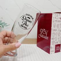 Taça Munich cerveja/chopp Super Pai - Presente dia dos Pais