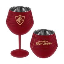 Taça ou Copo Térmico Inox 2 em 1 360 ml Fluminense na Luva Taça ou Copo Térmico Inox 2 em 1 360 ml Fluminense na Luva