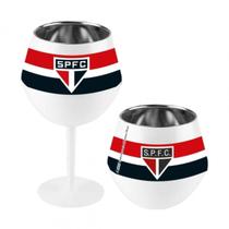 Taça ou Copo Térmico Inox 2 em 1 360 ml São Paulo na Luva