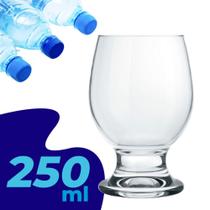 Taça p/ água 250ml em vidro transparente super-resistente - Nadir