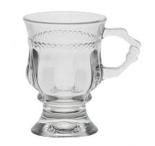 TAÇA P/CAPPUCCINO C/PÉ DE CRISTAL DIAMANTE 142ml- Lyor