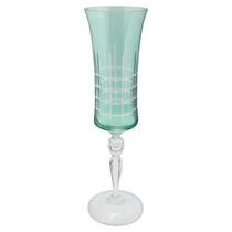 Taça P/Champanhe Bohemia Grace Lap. Cristal 190ml Verde Gris Taça P/Champanhe Bohemia Grace Lap. Cristal 190ml Verde Gris