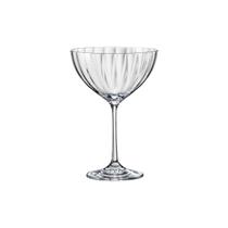 Taça P/ Espumante Vintage 340 ml Cristal Transparente Textura Linear Dream Haus Concept Taça P/ Espumante Vintage 340 ml Cristal Transparente Textura Linear Dream Haus Concept