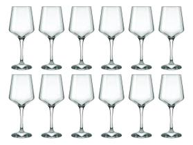 Taça para Água Brunello 490ml Vidro Kit 12 Unidades Taça para Água Brunello 490ml Vidro Kit 12 Unidades