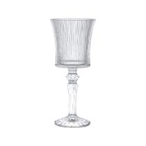 Taça para aguá e vinho de vidro graffiato 260ml 6 peças - HAUSKRAFT
