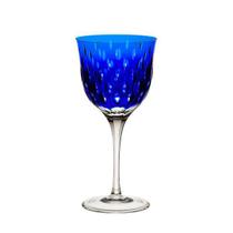 Taça para água em cristal Strauss Overlay 225.101.150 520ml azul escuro