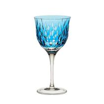 Taça para água em cristal Strauss Overlay 225.101.152 520ml azul claro