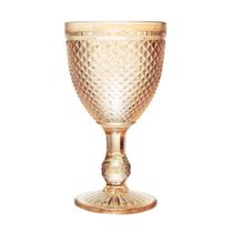 Taça para Água Wolff Bico de Jaca 255ml Âmbar Vidro