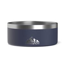 Taça para cães Hydrapeak de aço inoxidável antiderrapante 950 ml/1,9 L azul marinho