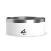 Taça para cães Hydrapeak de aço inoxidável antiderrapante 950 ml/1,9 L branca Taça para cães Hydrapeak de aço inoxidável antiderrapante 950 ml/1,9 L branca