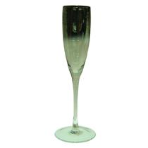 Taça para Champagne de Vidro Degrade Cinza 250ml - Unid.