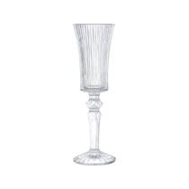 Taça para champanhe de vidro graffiato 150ml 6 peças