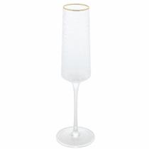Taça Para Champanhe Em Cristal Martelado Petra 300ml Lyor Transparente