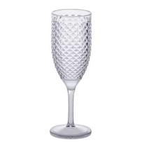 Taça para espumante bico de jaca transparente