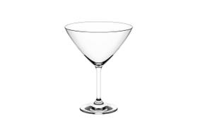 Taça para Martini Haus Concept Sense 210 ml Cristal com Titânio