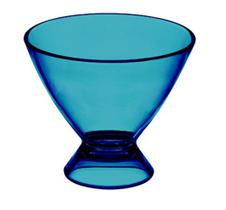 Taça para sobremesa acrílico Azul 250ml Kos 10x11cm