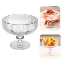 Taça para Sobremesa de Cristal Lines Canelada Wolff 300ml