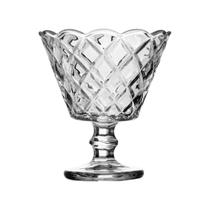 Taça para sobremesa de vidro diamante 150ml lyor