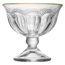 Taça para Sobremesa Lyor Belle Epoque com Fio de Ouro 180ml Taça para Sobremesa Lyor Belle Epoque com Fio de Ouro 180ml