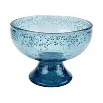 Taça para Sorvete Acrílico Detalhes Bolhas Azul 440ml 50217 - EntreCasa