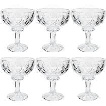 Taça Para Sorvete Sobremesa De Cristal Wolff 6 Pçs 35230 Taça Para Sorvete Sobremesa De Cristal Wolff 6 Pçs 35230