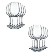 Taça para Vinho Barone de Vidro 385ml 12 Unidades - Nadir 7156/892