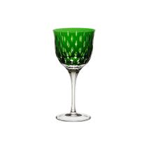 Taça para vinho branco em cristal Strauss Overlay 225.103.152 330ml verde escuro Taça para vinho branco em cristal Strauss Overlay 225.103.152 330ml verde escuro