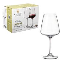 Taca para vinho corvus cristal 450ml 6pc bohemia Taca para vinho corvus cristal 450ml 6pc bohemia
