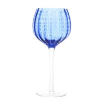 Taça para Vinho de Vidro Orquídea Azul 450ml Wolff