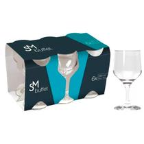Taça para Vinho e Água Buffet SM 260ml 6 Unidades - Nadir RJ701 Taça para Vinho e Água Buffet SM 260ml 6 Unidades - Nadir RJ701