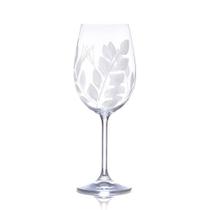 Taça para Vinho La Home Bianca Cristal Pintada à Mão 450ML Glass Ware Taça para Vinho La Home Bianca Cristal Pintada à Mão 450ML Glass Ware
