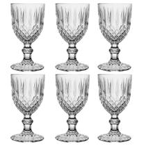 Taça Para Vinho Sucos Água Em Vidro Linha Empire 360ml Com 6 Unidades