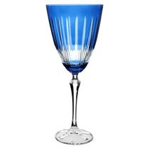 Taça Para Vinho Tinto Elizabeth Lapidada Azul 250Ml - 58621 - Bohemia