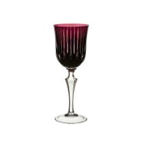 Taça para vinho tinto em cristal Strauss Overlay 237.102.150 350ml ametista Taça para vinho tinto em cristal Strauss Overlay 237.102.150 350ml ametista