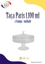 Taça Paris redonda 1.100 ml c/tampa - LSC - tortas, sobremesas, doces (12963) Taça Paris redonda 1.100 ml c/tampa - LSC - tortas, sobremesas, doces (12963)