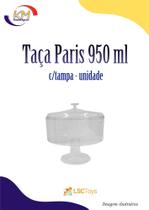 Taça Paris redonda 950 ml c/tampa - LSC - tortas, sobremesas, doces (15979) Taça Paris redonda 950 ml c/tampa - LSC - tortas, sobremesas, doces (15979)