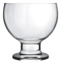 Taça Paulista Para Sobremesa Sorvete 400ml 3 Peças - Nadir Vidro