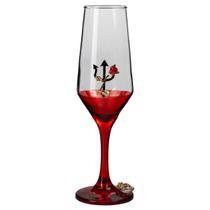 Taça Pomba Gira Flor Tridente Champagne Buffet Vidro 186ml Taça Pomba Gira Flor Tridente Champagne Buffet Vidro 186ml