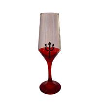 Taça Pomba Gira Tridente Champagne Vidro 186Ml Taça Pomba Gira Tridente Champagne Vidro 186Ml