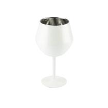 Taça Prismática 2 em 1 Térmica Cocktail Glass 410ml Aço Inox