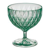 Taça Sobremesa Glamour 350ml Verde Acrílico 14250 - Plasútil