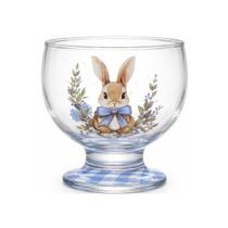 Taça sobremesa vidro 400 ml vichy blue avulsa decormartin