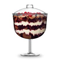 Taça Tropical Acrílico C/ Tampa 1,3 Litros Média 18x15,5