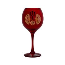 Taça Vermelha Pomba Gira Leques Tridente 400 Ml 20Cm Celebra Taça Vermelha Pomba Gira Leques Tridente 400 Ml 20Cm Celebra