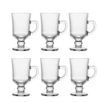Taça Vidro 115ml para Capuccino com 06 Peças