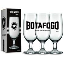 Taça vidro 300ml times - botafogo