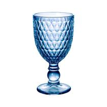 Taça Vidro Azul Servir Vinho Água 330ml L'Hermitage - 1 Unid - FULL FIT