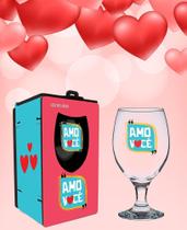 Taça vidro cerveja 400 ml com caixa hdf - Fagulha Taça vidro cerveja 400 ml com caixa hdf - Fagulha